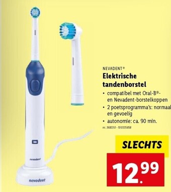 Lidl Elektrische tandenborstel aanbieding