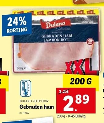 Lidl Gebraden ham aanbieding