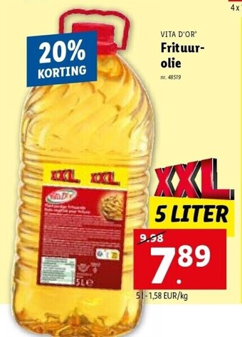 Lidl Frituurolie aanbieding