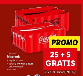 Lidl Frisdrank aanbieding