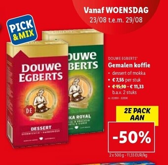 Lidl Gemalen koffie aanbieding