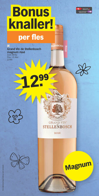 Albert Heijn Grand Vin de Stellenbosch magnum rosé aanbieding