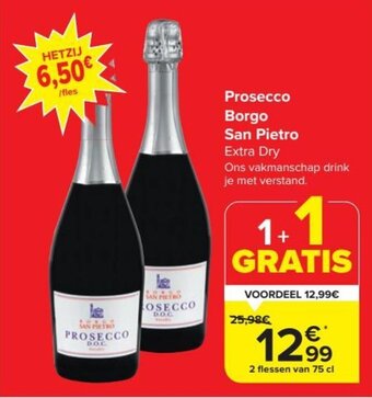 Carrefour Market Prosecco Borgo San Pietro aanbieding