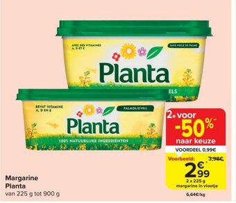 Carrefour Market Margarine Planta aanbieding
