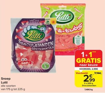 Carrefour Market Snoep Lutti aanbieding