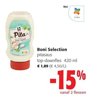 Colruyt Boni Selection pitasaus top-downfles 420 ml aanbieding