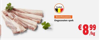 Colruyt Ongezouten spek aanbieding