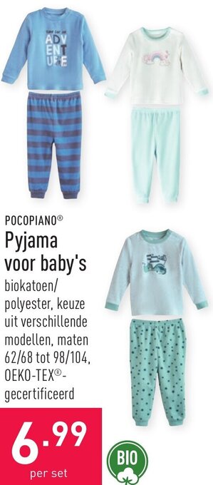 ALDI Pyjama voor baby's aanbieding