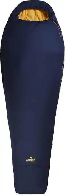 Bol.com Nomad® inca 900 mummy slaapzak | blauw | gevoerde capuchon | gevoerde tochtstrook aanbieding