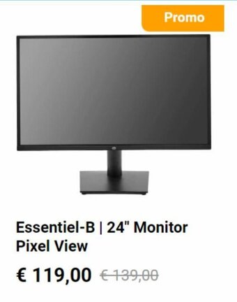 Krëfel Essentiel-B | 24" Monitor Pixel View aanbieding