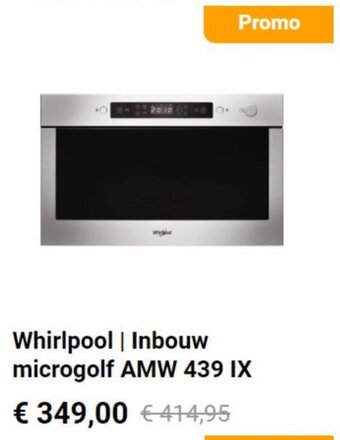 Krëfel Whirlpool | Inbouw microgolf AMW 439 IX aanbieding