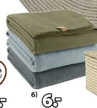 Jysk Daglilje fleeceplaid aanbieding