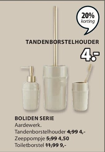 Jysk Tandenborstelhouder aanbieding