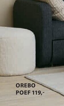 Jysk Orebo poef aanbieding