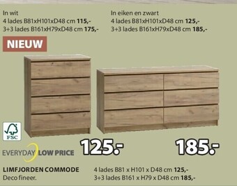 Jysk Limfjorden commode aanbieding