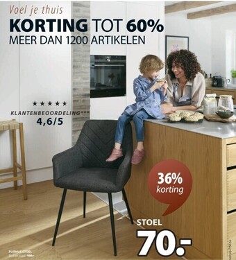 Jysk Stoel aanbieding