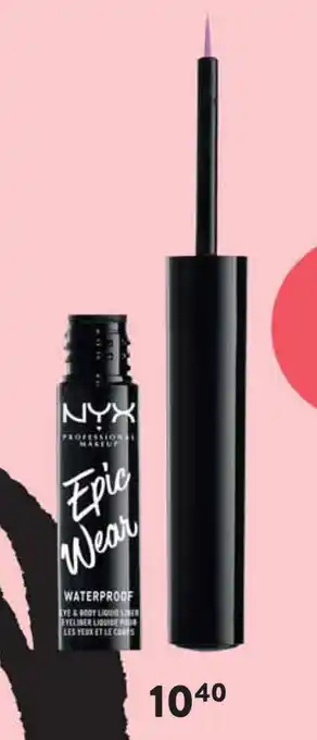 Di NYX Epic Wear Waterproof Liquide Eyeliner aanbieding