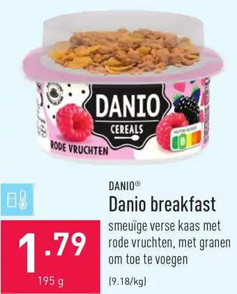 ALDI Danio breakfast 195g aanbieding