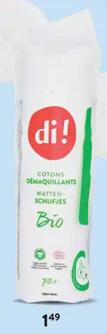 Bio Cotons Démaquillants Watten Schijfjes