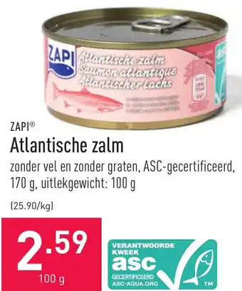 Atlantische zalm 100g