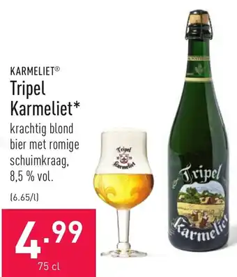 ALDI Tripel karmaliet 75cl aanbieding