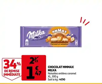 Auchan Chocolat MMMax Milka aanbieding