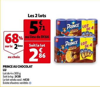 Prince Au Chocolat Lu