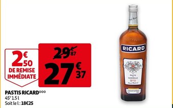 Auchan Pastis Ricard aanbieding