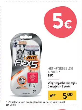 Di BIC Wegwerpscheermesjes 5 mesjes - 3 stuks aanbieding