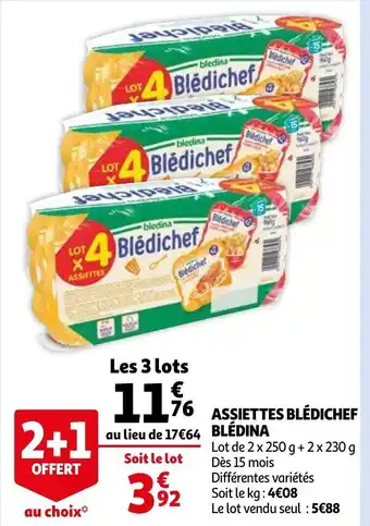 Assiettes Blédiches Blédina