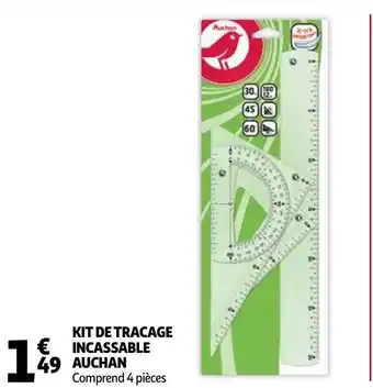 Auchan Kit De Tracage Incassable Auchan aanbieding