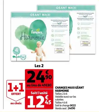 Changes Maxi Géant Harmonie