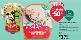 Delhaize Fijne vleeswaren of snack aanbieding