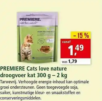 Prepiere Cats Love Nature Droogvoer Kat
