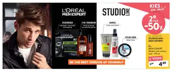 Studioline Men Expert Masker met actieve kool 30ml