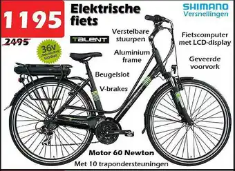 iTEK Elektrische Fiets Talent aanbieding