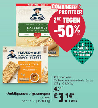 Delhaize Ontbijtgranen of graanrepen aanbieding