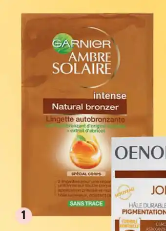Di Garnier Zelfbruinende gezicht doekjes Ambre Solaire aanbieding