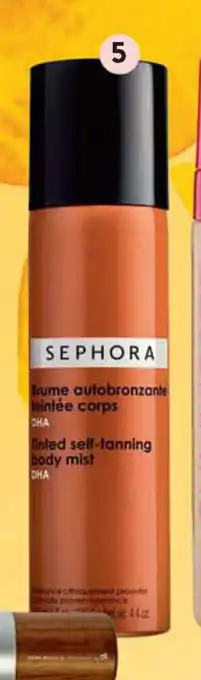 Di Getinte zelfbruinende lichaamsmist Sephora aanbieding