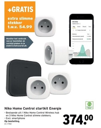 GAMMA Niko home control startkit energie aanbieding