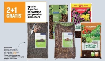 GAMMA Op alle agrofino en gamma potgrond en sierschors aanbieding