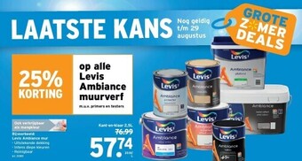 GAMMA Op alle levis ambiance muurverf aanbieding