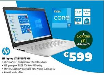 Exellent Hp Laptop 17-by4075nb aanbieding