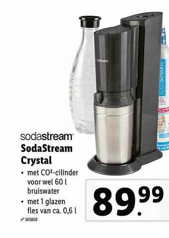 Lidl Sodastream Crystal aanbieding