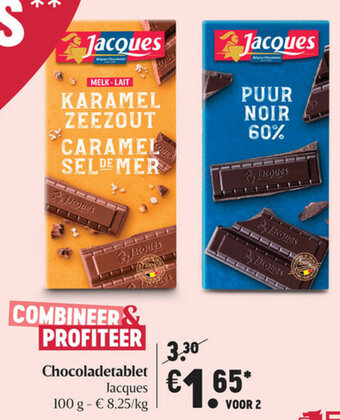 Delhaize Chocoladetablet aanbieding