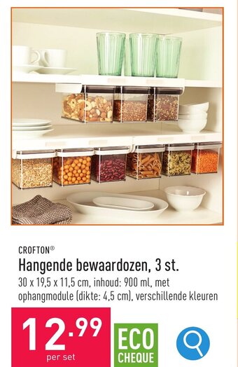 ALDI CROFTONⓇ Hangende bewaardozen, 3 st. aanbieding