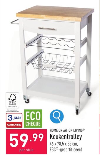 ALDI HOME CREATION LIVINGⓇ Keukentrolley aanbieding