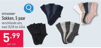 UP2FASHION® Sokken, 5 paar