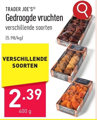 ALDI TRADER JOE'S® Gedroogde vruchten 400g aanbieding