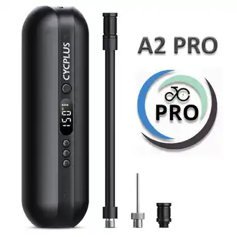 Decathlon Elektrische fietspomp met powerbank - oplaadbaar - bmx, mtb aanbieding